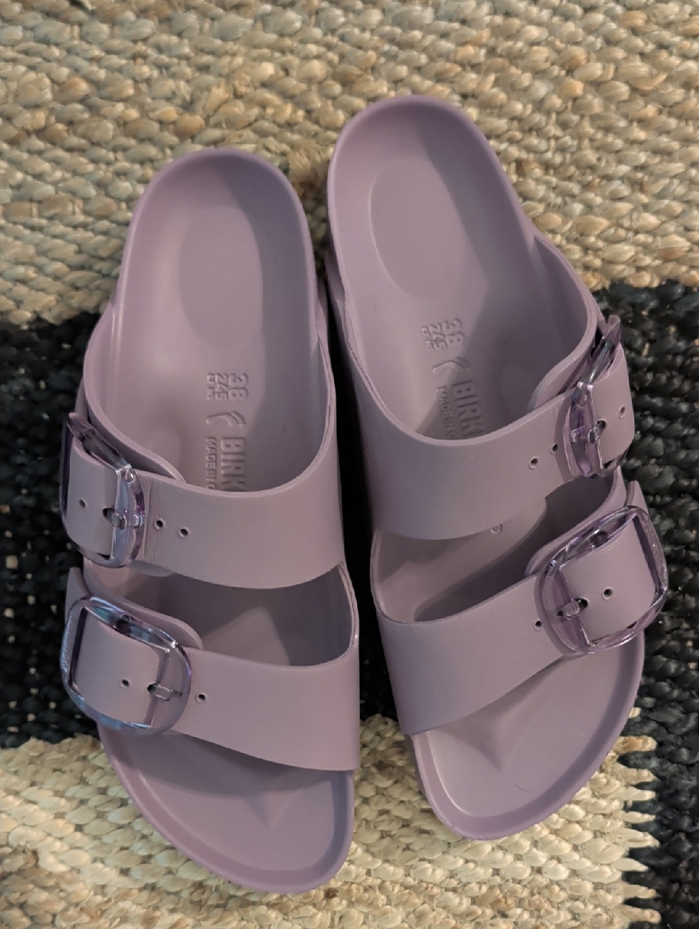 Birkenstock Arizona Lavender Big Buckle EVA Womens Sandals